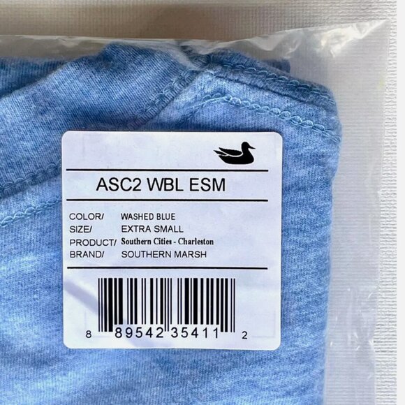 NWT NEW SOUTHERN MARSH CHARLESTON SOUTH CAROLINA RAINBOW ROW TEE T-SHIRT SIZE XS - Picture 5 of 8